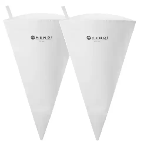 ⁨Bag of confectionery cone for spraying and decorating 45 cm set of 2 pcs. - Hendi 550427⁩ at Wasserman.eu