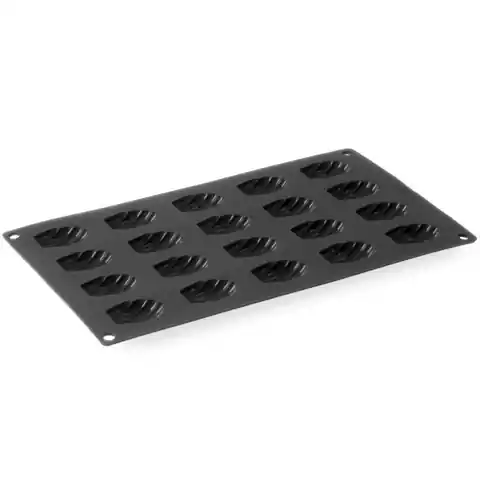 ⁨Silicone molds non-stick for baking up to 260C MINI-MADELEINES 176x300mm GN1/3 - Hendi 677308⁩ at Wasserman.eu