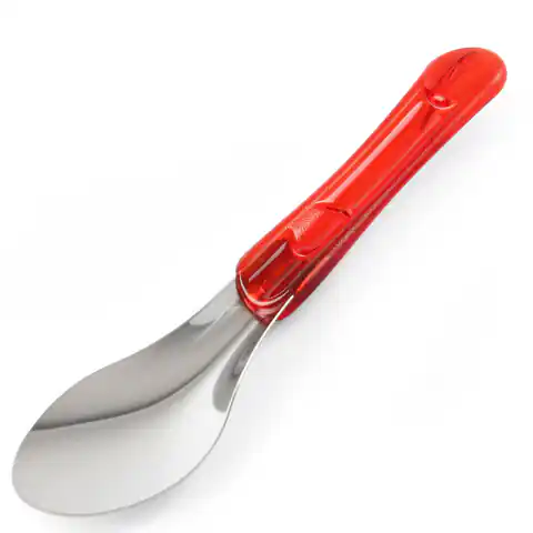 ⁨Steel ice cream spatula with red tritan handle - Hendi 755815⁩ at Wasserman.eu