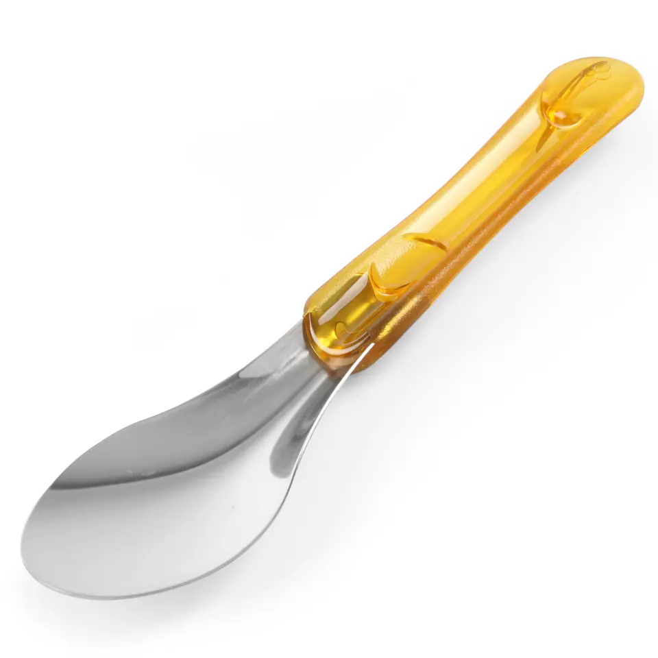 ⁨Steel ice cream spatula with tritan handle yellow - Hendi 755822⁩ at Wasserman.eu