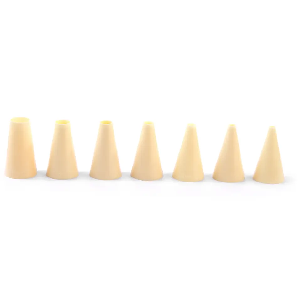 ⁨Tips for cones of confectionery sleeves for decorating SIMPLE 4-16mm set of 7pcs. - Hendi 551011⁩ at Wasserman.eu