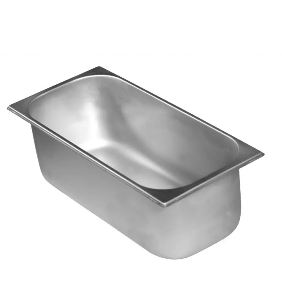 ⁨Stainless steel ice cream container 3.6l - Hendi 802045⁩ at Wasserman.eu