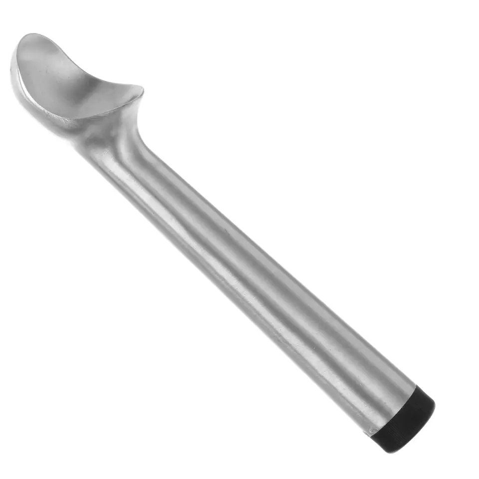 ⁨Porcjoner łyżka do lodów i sorbetu KITCHEN LINE 1/30 śr. 56mm ogrzewana olejem srebrna - Hendi 759301⁩ w sklepie Wasserman.eu