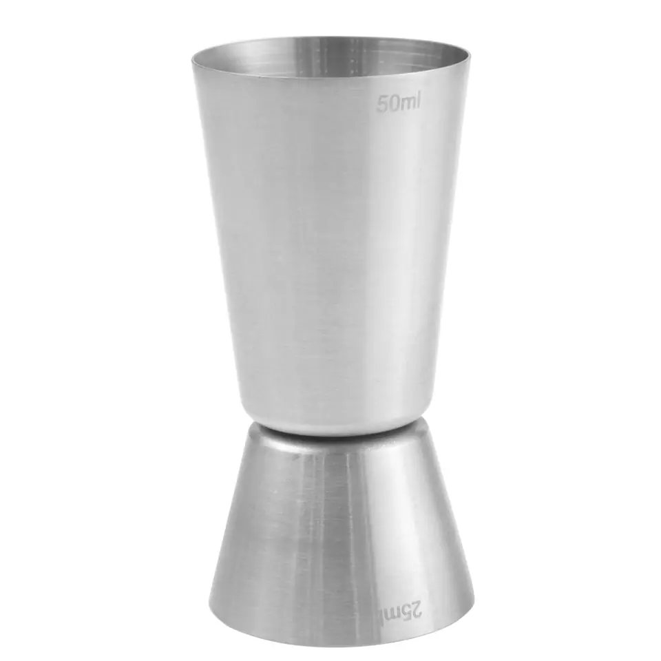 ⁨Bartending scoop for alcohol double-sided steel 25 / 50 ml - Hendi 596722⁩ at Wasserman.eu