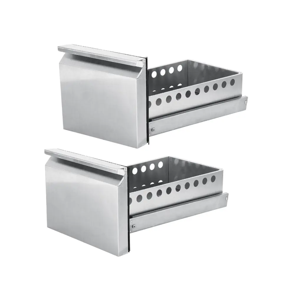 ⁨Drawers with guides for refrigeration table 2pcs. - Hendi 232071⁩ at Wasserman.eu