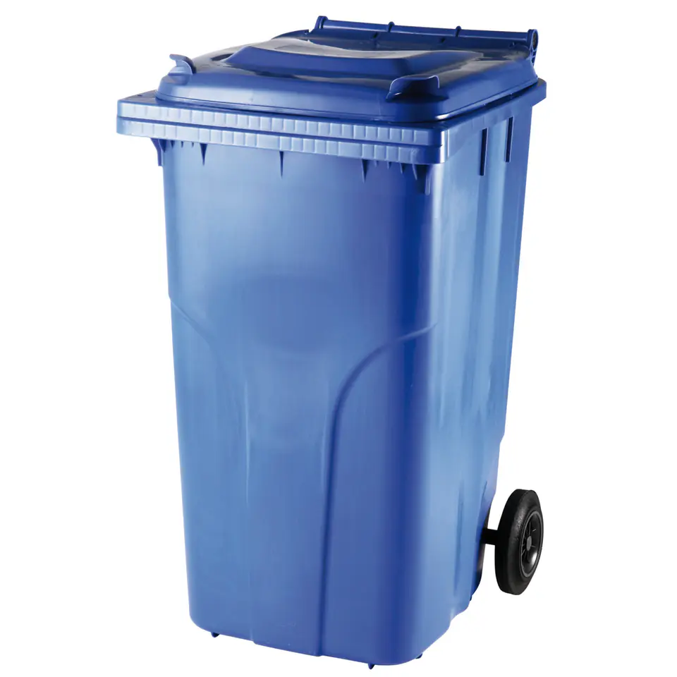 ⁨Container for waste and garbage ATESTA Europlast Austria - blue 240L⁩ at Wasserman.eu