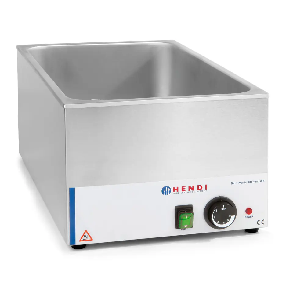 ⁨Adjustable electric water bain-marie for GN1/1 150mm - Hendi 238905⁩ at Wasserman.eu