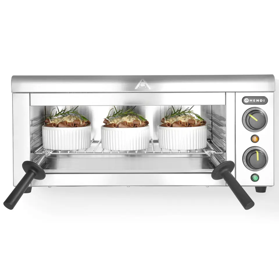 Opiekacz toster salamander do montażu na ścianie timer 30min. 2000W - Hendi 264119 w sklepie Wasserman.eu
