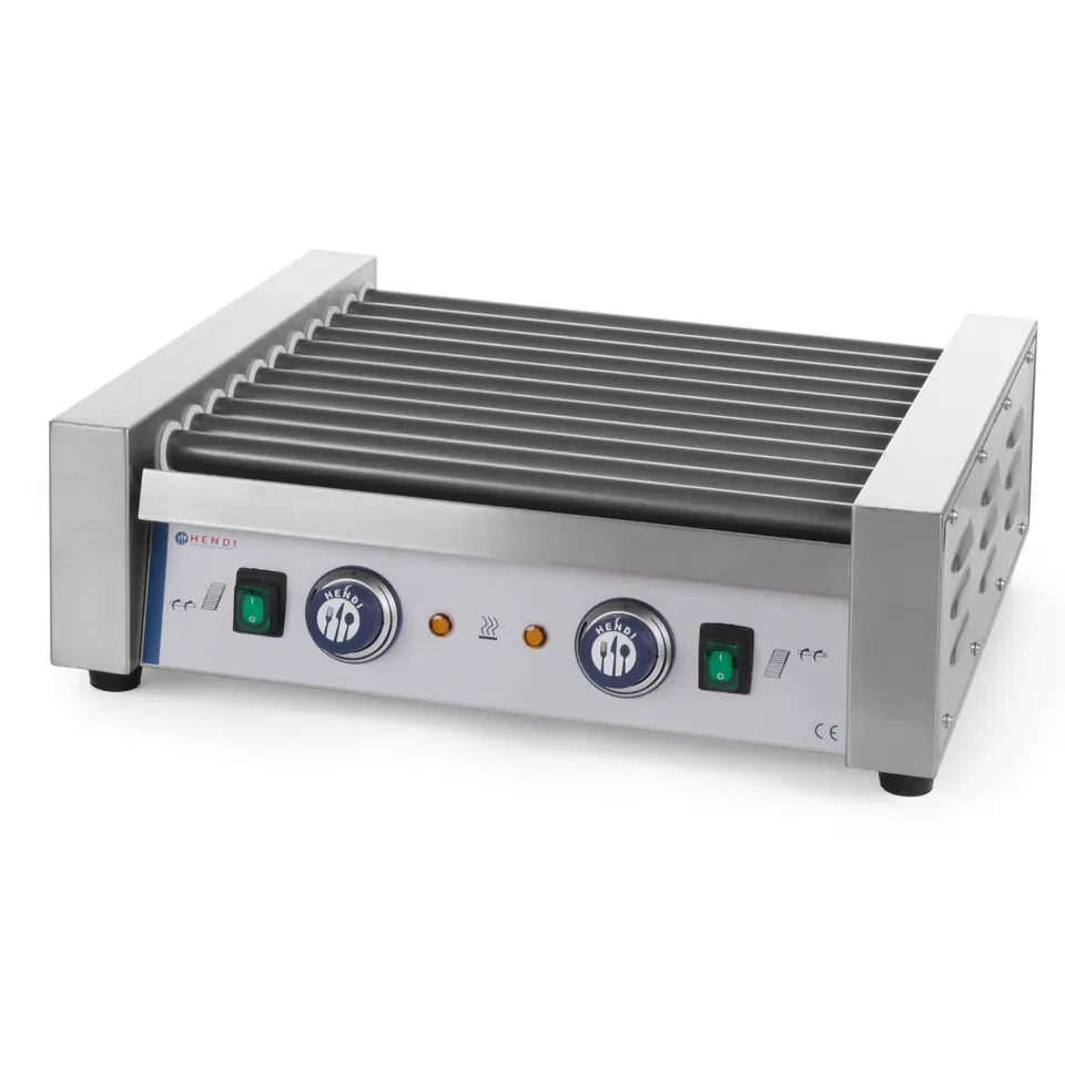 ⁨Roller grill roller heater for sausages 11 rolls 1180W - Hendi 268704⁩ at Wasserman.eu