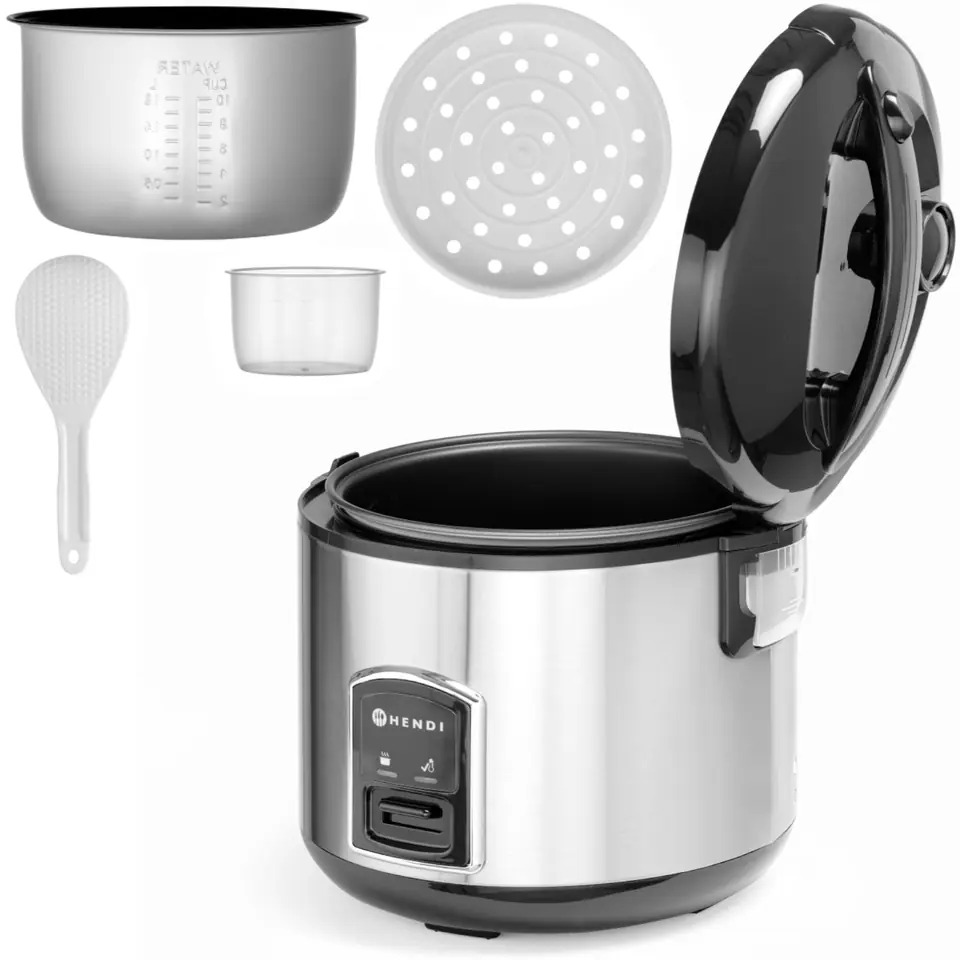 ⁨Appliance Electric Rice Cooker with Steaming Function 1.8L 700W - Hendi 240410⁩ at Wasserman.eu