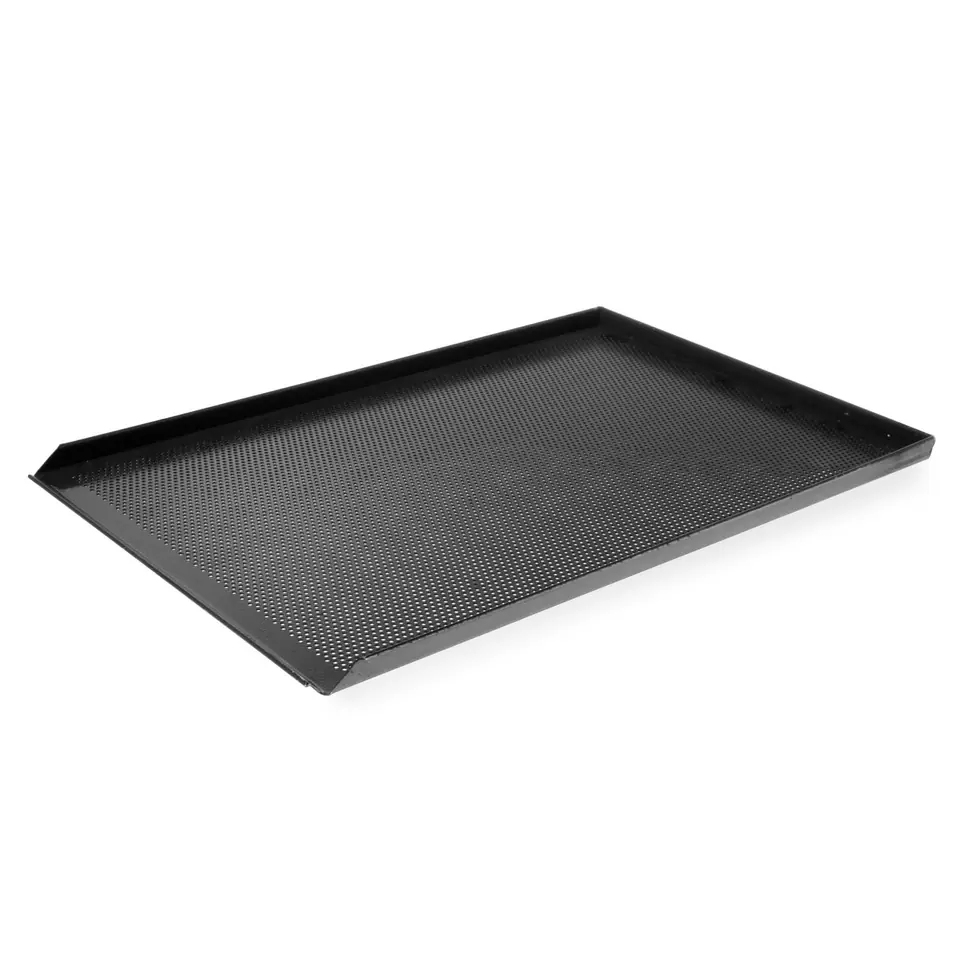 ⁨Bakery baking perforated baking sheet 60x40cm 3 Teflon rants - Hendi 808221⁩ at Wasserman.eu