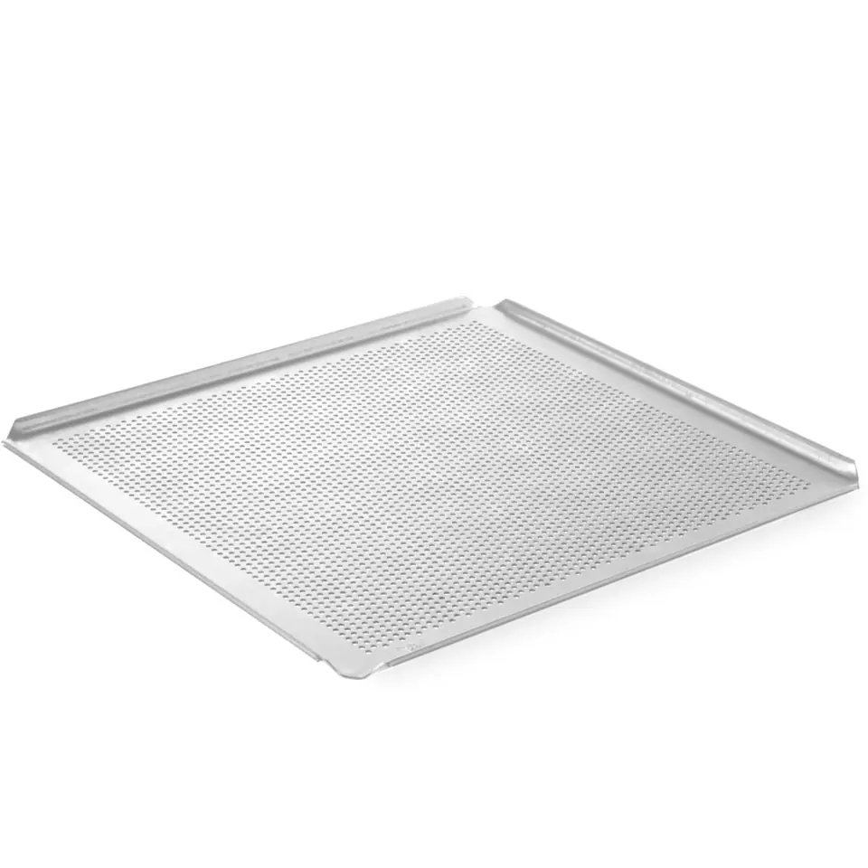 ⁨Baking baking baking baking sheet GN2/3 perforated 4 edges - Hendi 808313⁩ at Wasserman.eu