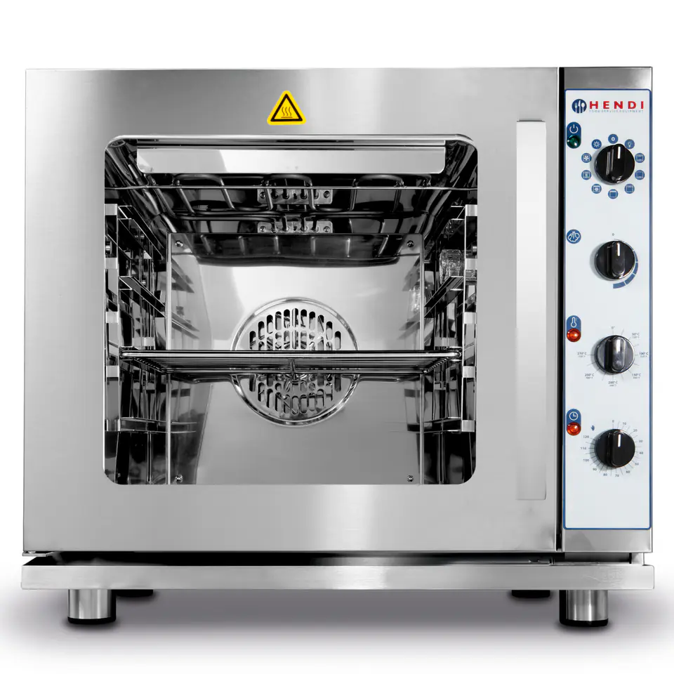 Piec konwekcyjno parowy multifunkcyjny 4 x GN2/3 3000W 230V - Hendi 225929 w sklepie Wasserman.eu