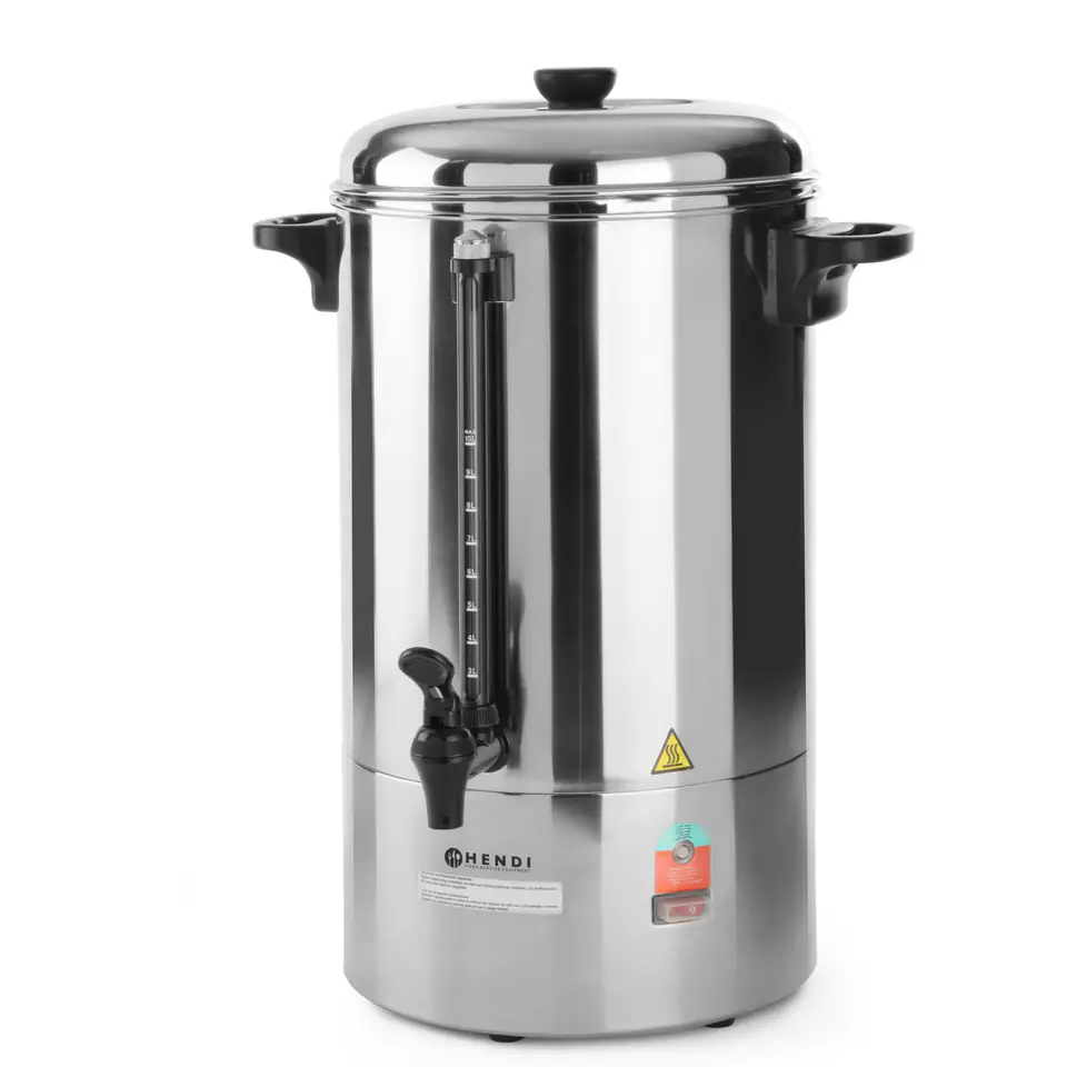 ⁨Percolator brewer for hot coffee and tea drinks 10L - Hendi 208106⁩ at Wasserman.eu