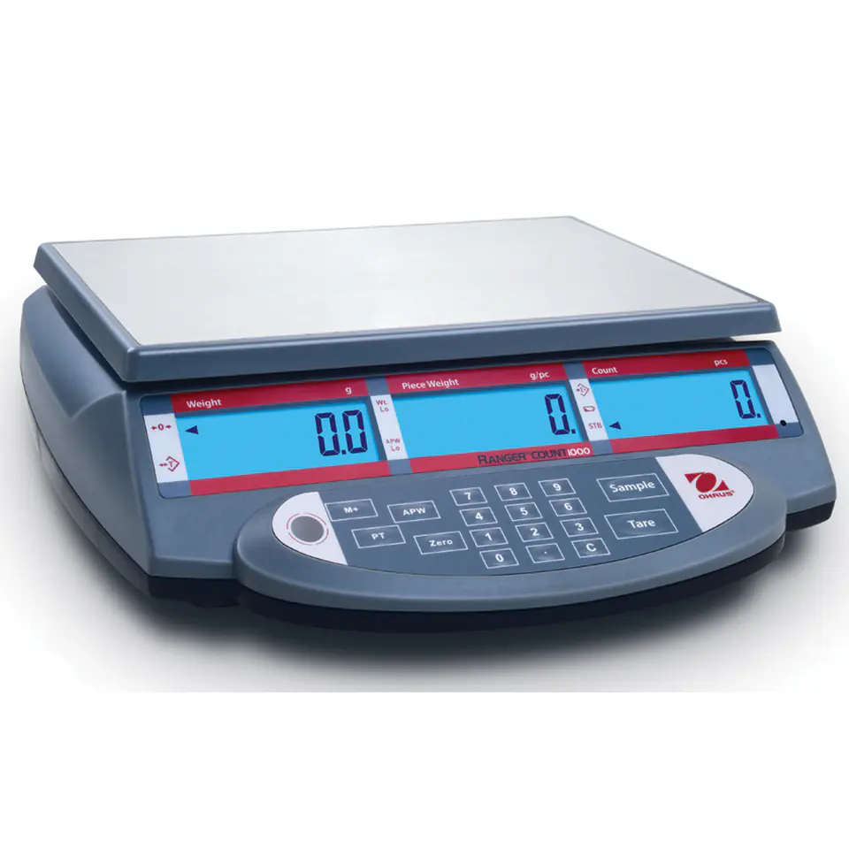 ⁨RANGER COUNT 1000 Total Counting Platform Scale 3Kg / 0.2g - OHAUS RC11P3⁩ at Wasserman.eu