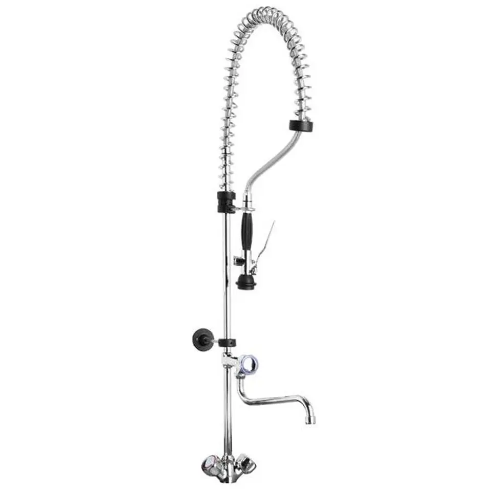 Bateria kuchenna wylewka z prysznicem jednootworowa - Hendi 970515 w sklepie Wasserman.eu