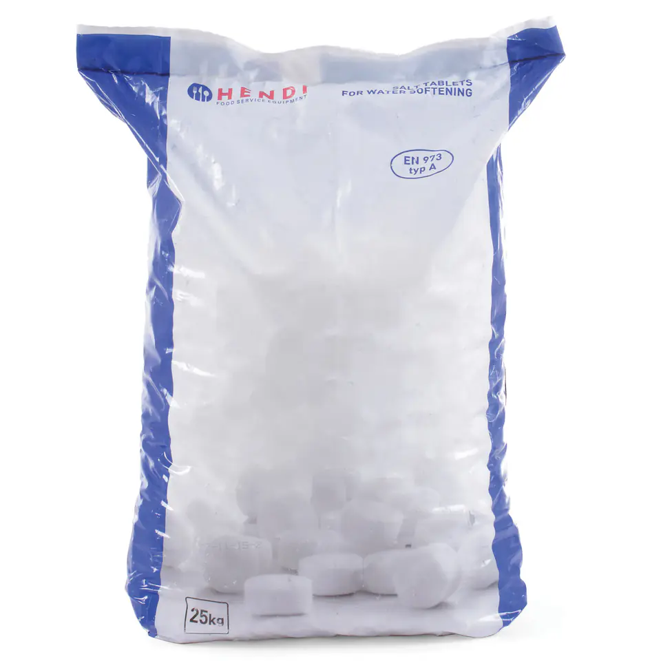 ⁨Salt Salt Salt Tablets NaCl For Descaler Water Conditioner 25Kg - Hendi 231265⁩ at Wasserman.eu