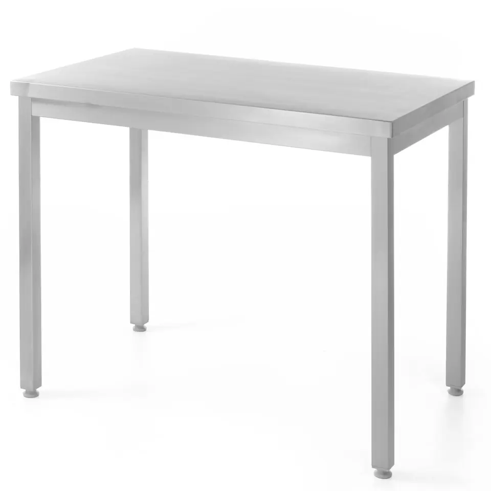 ⁨Kitchen worktop table central steel 100x60cm - Hendi 811276⁩ at Wasserman.eu