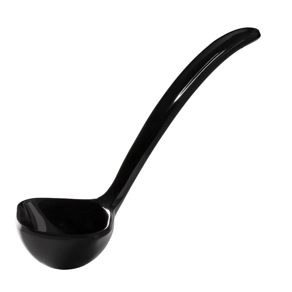 ⁨Ladle for melamine sauce poj. 0.4L L 170mm black - Hendi 563649⁩ at Wasserman.eu