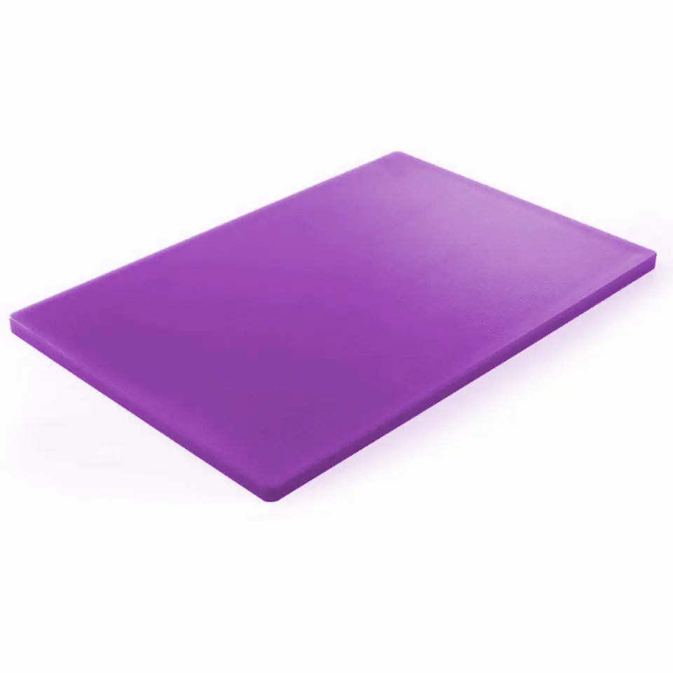 ⁨HACCP HDPE cutting board for allergy sufferers 60x40cm purple - Hendi 825662⁩ at Wasserman.eu