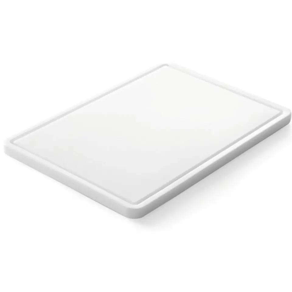 ⁨Kitchen cutting and chopping board with HDPE groove 35.5x25cm - Hendi 826362⁩ at Wasserman.eu