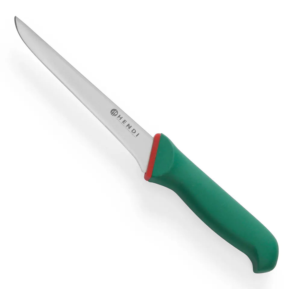 ⁨Butcher's knife for separating bones Green Line length 380mm - Hendi 843994⁩ at Wasserman.eu