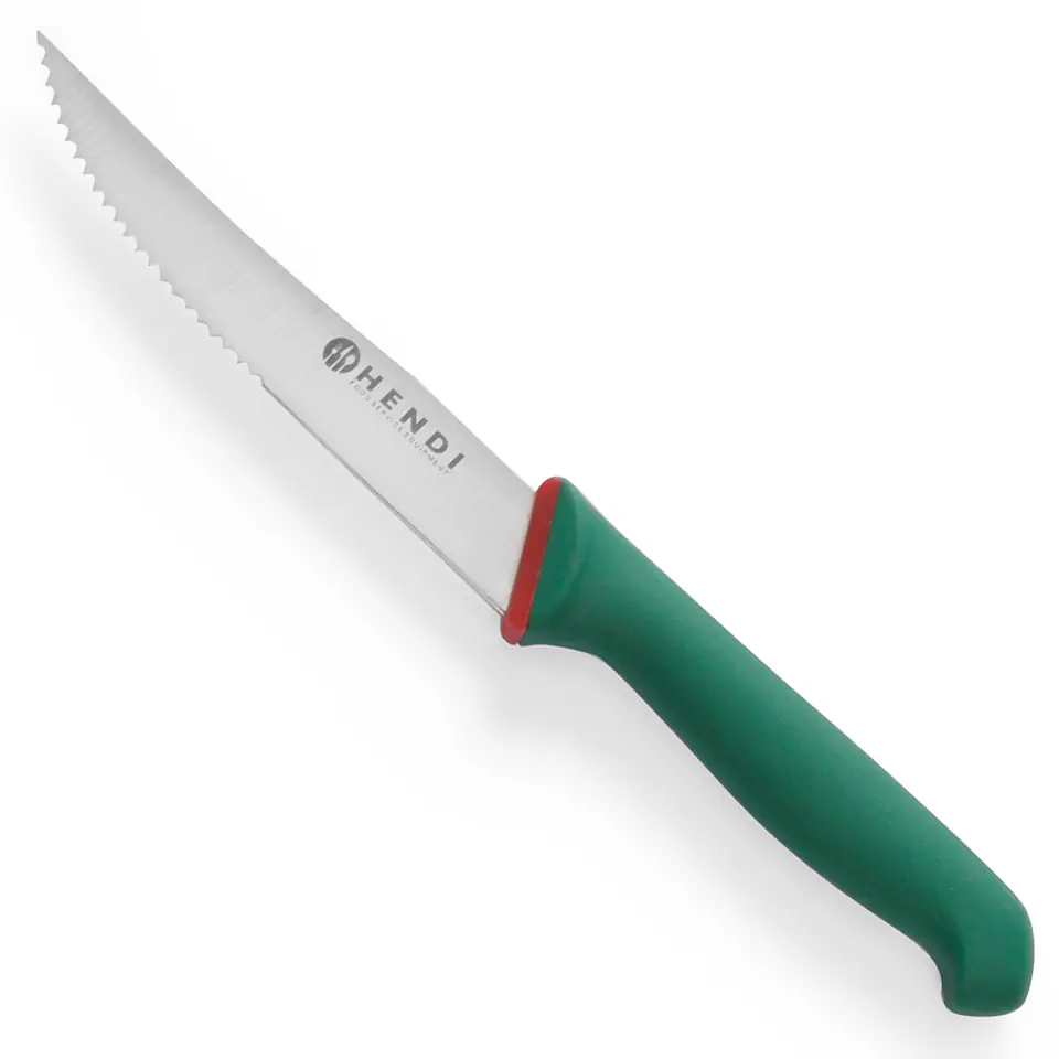 ⁨Green Line Steak and Tomato Knife 220mm - Hendi 843819⁩ at Wasserman.eu