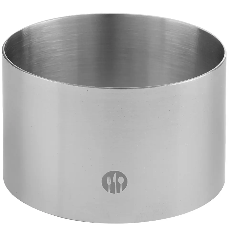 ⁨Stainless steel confectionery cooker ring 70mm H 45mm - Hendi 512104⁩ at Wasserman.eu