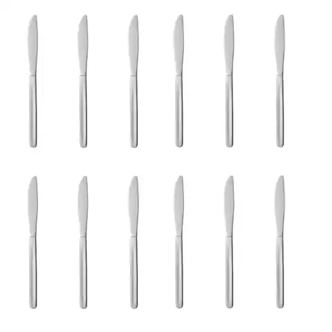 ⁨Table knife cutlery Economic set 12pcs. - Hendi 764015⁩ at Wasserman.eu