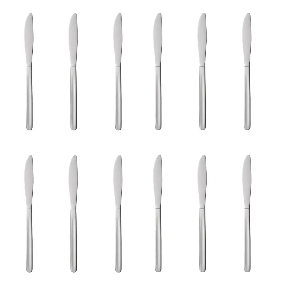 ⁨Table knife cutlery Economic set 12pcs. - Hendi 764015⁩ at Wasserman.eu