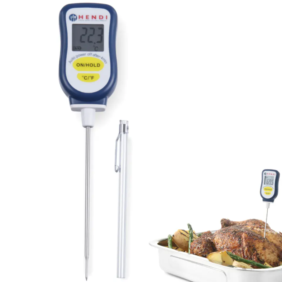 ⁨Digital gastronomic thermometer with probe 130mm from -50C to 350C - Hendi 271230⁩ at Wasserman.eu