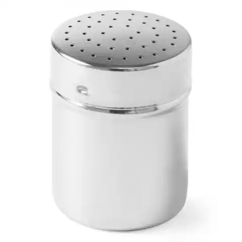 ⁨Dispenser kitchen dispenser pepper salt shaker stainless steel dia. 55mm H 75mm - Hendi 631201⁩ at Wasserman.eu