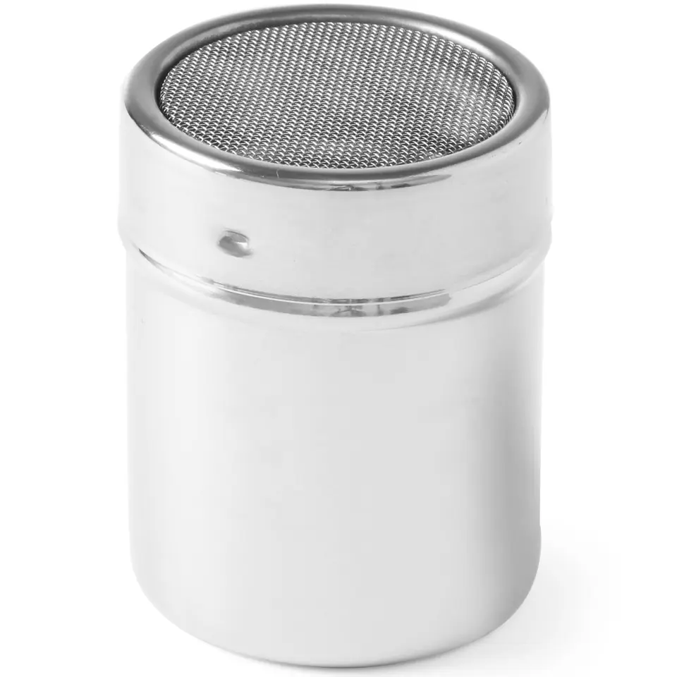 ⁨Dispenser kitchen dispenser with strainer for icing sugar stainless steel dia. 55mm H 75mm - Hendi 631300⁩ at Wasserman.eu