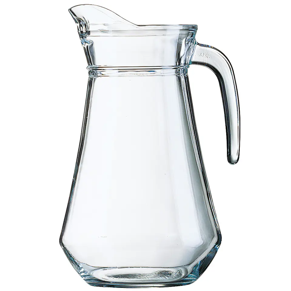 ⁨Glass beverage jug Arcoroc ARC 1.6L set 6pcs. - Hendi 53061⁩ at Wasserman.eu