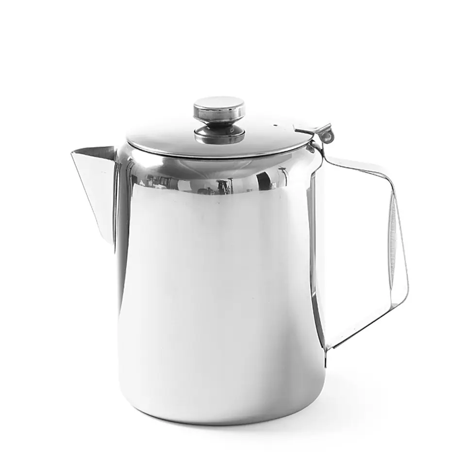 ⁨Stainless Steel Teapot Pot With Lid For Tea Coffee 0.6L - Hendi 453209⁩ at Wasserman.eu