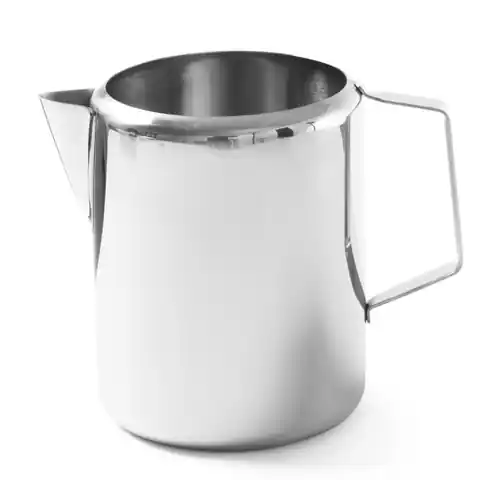 ⁨Dzbanek kubek do mleka kawy herbaty stalowy nierdzewny 0.35L - Hendi 451007⁩ w sklepie Wasserman.eu