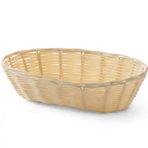 ⁨Polyrattan bread basket oval 225x130x55mm - Hendi 426500⁩ at Wasserman.eu