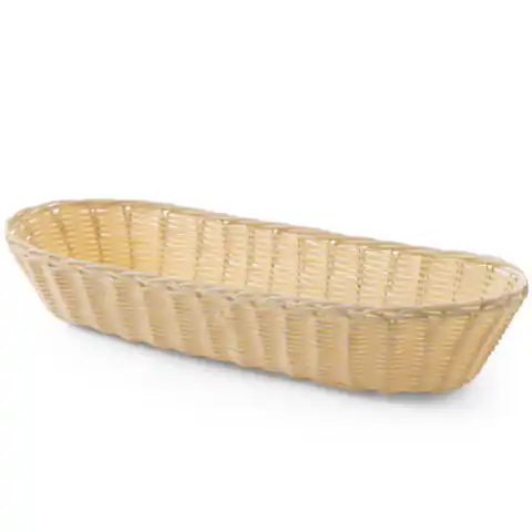 ⁨Polyrattan bread basket oval 375x140x70mm - Hendi 426906⁩ at Wasserman.eu