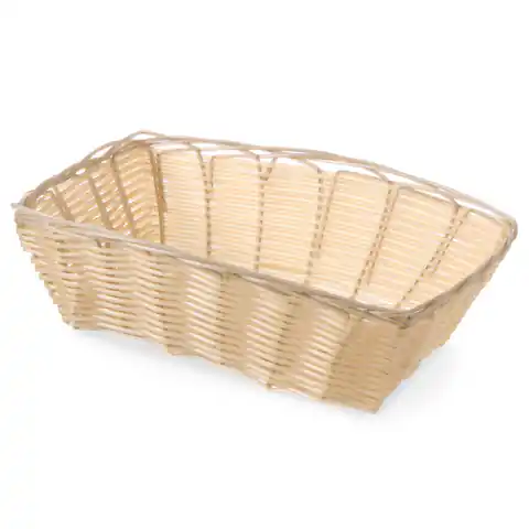 ⁨Polyrattan bread basket rectangular 225x150x65mm - Hendi 426807⁩ at Wasserman.eu