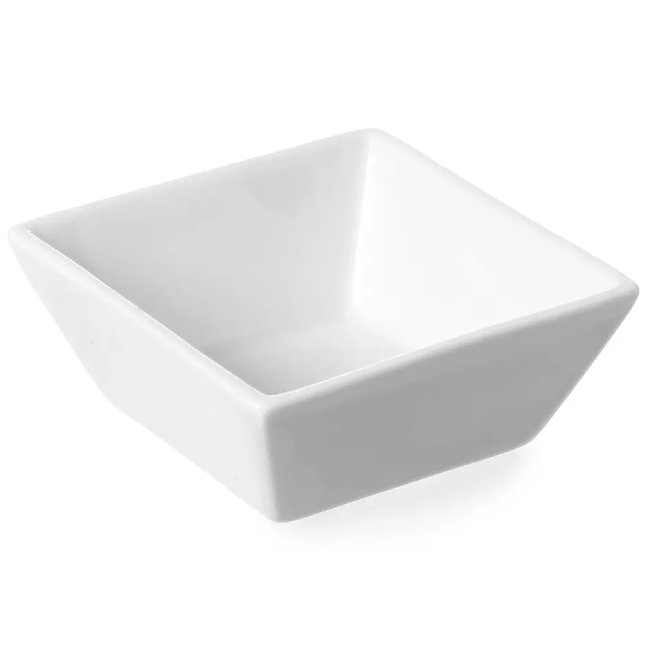 ⁨Snack bowl Cuadrado TAPAS MINI porcelain set 6pcs. - Hendi 784327⁩ at Wasserman.eu