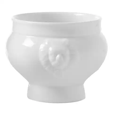 ⁨LIONHEAD soup bowl white porcelain 250ml - Hendi 784761⁩ at Wasserman.eu