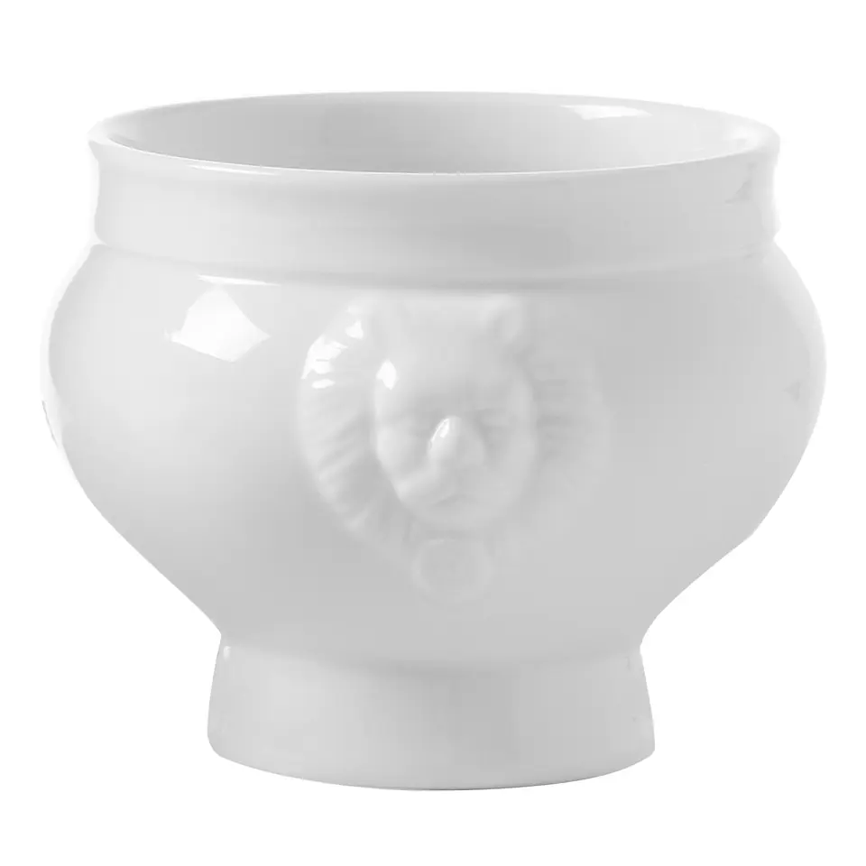 ⁨Miska na zupę LIONHEAD biała porcelana 0.5L - Hendi 784754⁩ w sklepie Wasserman.eu