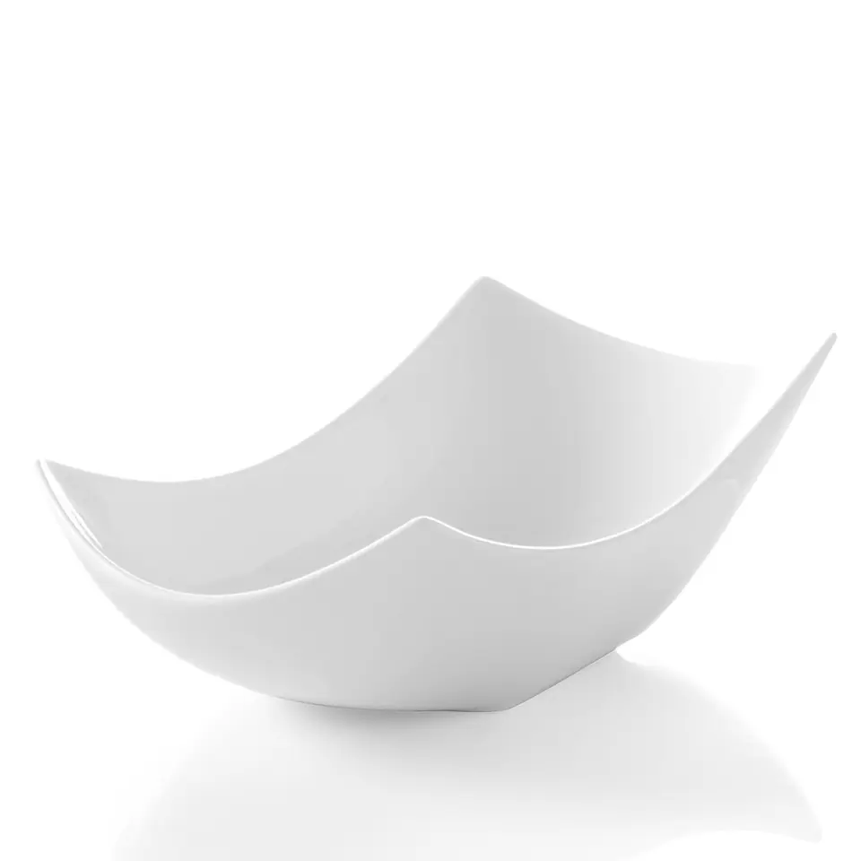 ⁨Decorative bowl Vanilla white porcelain 225x111x62mm - Hendi 785560⁩ at Wasserman.eu