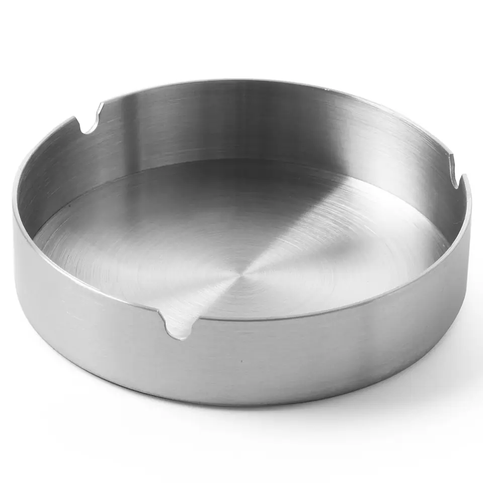 ⁨Stainless steel ashtray massive mid. 95mm - Hendi 440858⁩ at Wasserman.eu