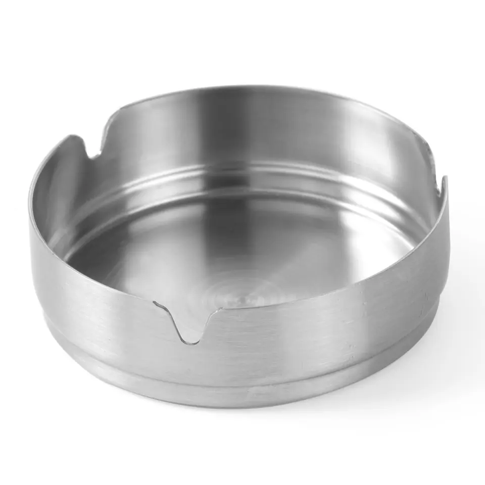 ⁨Stainless steel ashtray diameter 80mm - Hendi 440872⁩ at Wasserman.eu