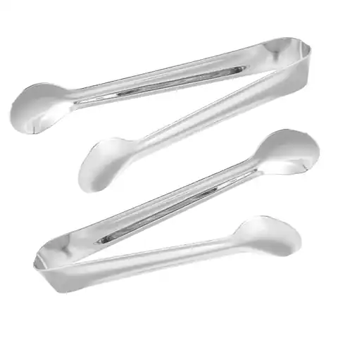 ⁨Stainless steel sugar pliers length 160mm set of 2pcs. - Hendi 523629⁩ at Wasserman.eu