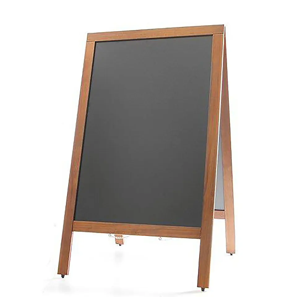 ⁨Advertising board MENU freestanding for restaurants 700x1200mm - Hendi 664018⁩ at Wasserman.eu