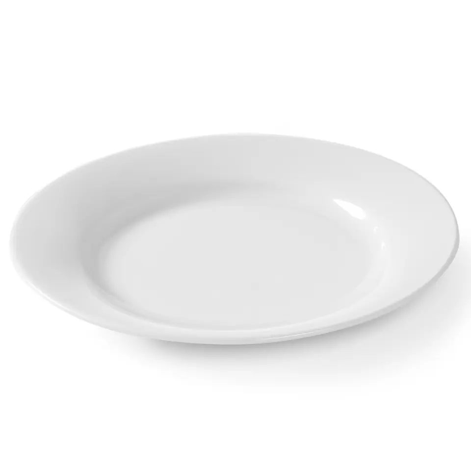 ⁨Talerz płytki OPTIMA biała porcelana śr. 160mm zestaw 12szt. - Hendi 770849⁩ w sklepie Wasserman.eu