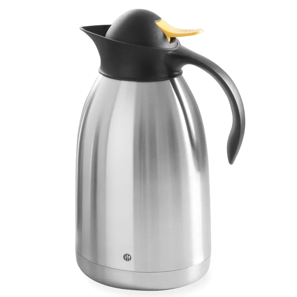 ⁨Thermos thermal tea catering jug steel double walls steel 2L - Hendi 446720⁩ at Wasserman.eu