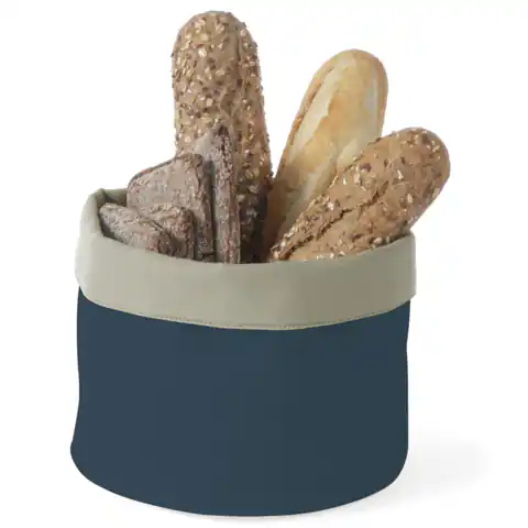 ⁨Basket bag for bread round wed. 15cm dark blue - Hendi 429013⁩ at Wasserman.eu